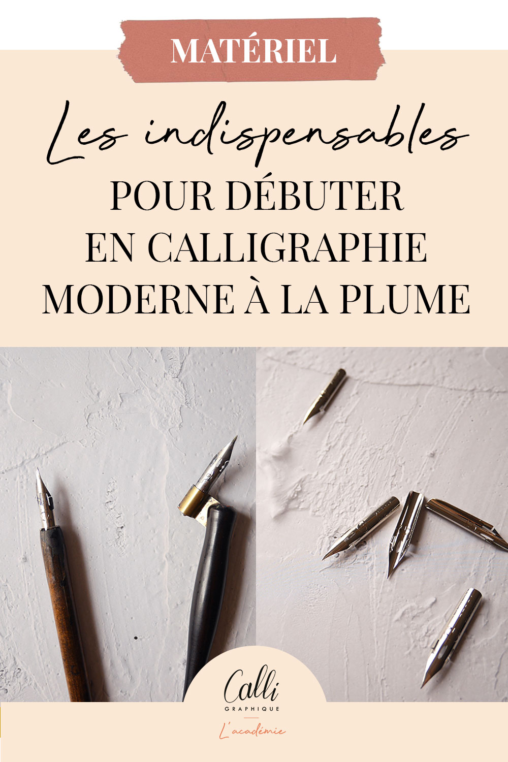 Le matériel pour débuter la calligraphie – Lettres & Co – Calligraphie