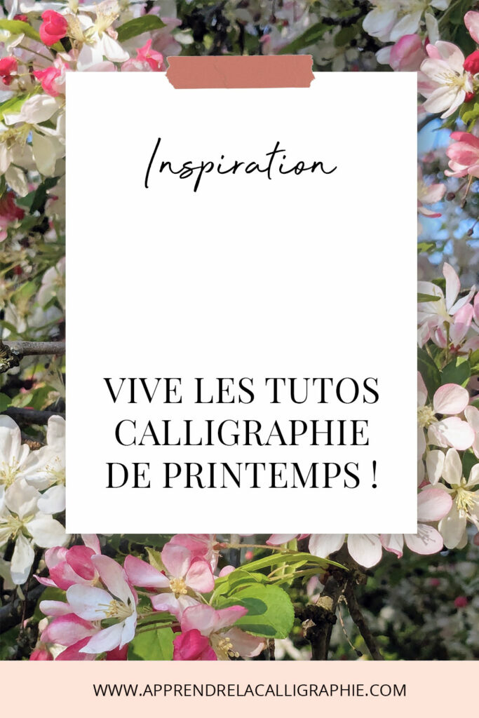 8 idées créatives pour faire refleurir votre calligraphie ce printemps